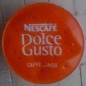 sachê de café espresso em pó, com furos