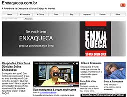 Homepage site Enxaqueca