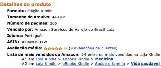 Livro Enxaqueca entre os mais vendidos da Amazon